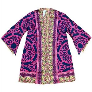 NWOT Chico’s Reversable Open Front Kaftan, 0